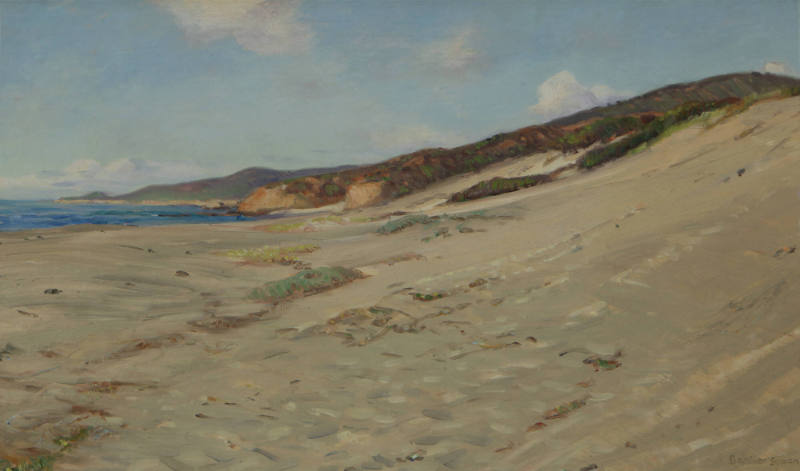 Sand Dunes, c. 1920
George Gardner Symons (American, 1861-1930)
Oil on canvas; 18 x 30 in.
8…