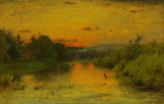 Evening on the River, c. 1883
George Inness (American, 1825-1894)
Oil on canvas; 33 3/4 x 48 …