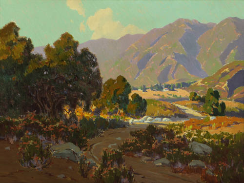 Wild Buckwheat, Crescenta Foothills, 1919
Elmer Wachtel (American, 1864-1929)
Oil on canvas; …