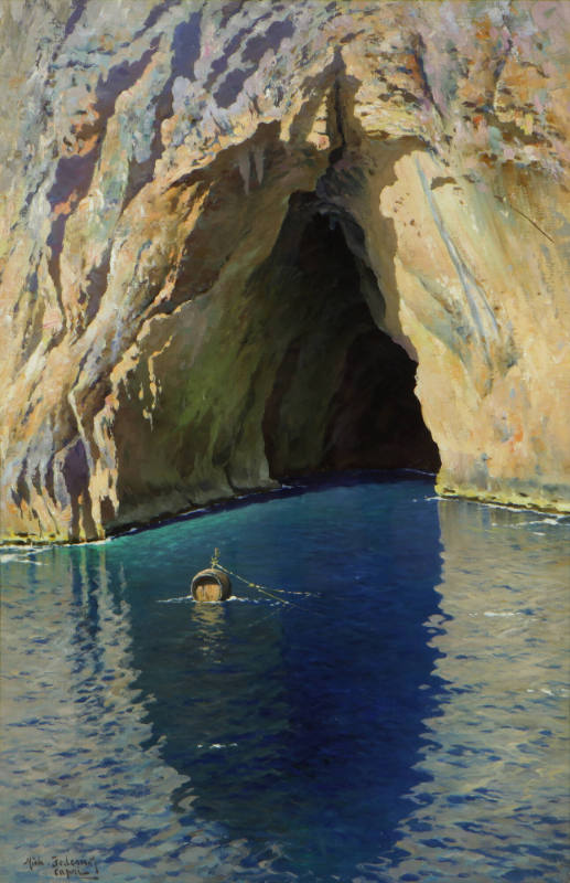 The Blue Grotto of Capri, unknown date
Michele Federico (Italian, 1884-1966)
Oil on canvas; 2…