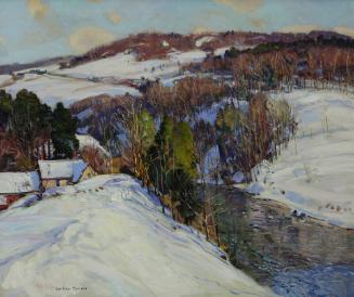 Winter Landscape—Sunlit Hill, c. 1925
George Gardner Symons (American, 1863-1930)
Oil on canv…