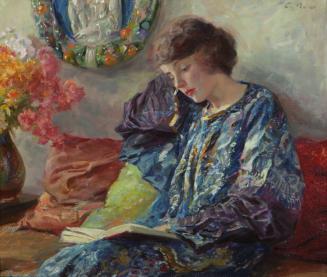 Marguerite, c. 1909
Guy Rose (American, 1867-1925)
Oil on canvas; 21 1/2 x 24 1/2 x 2 in.
F7…