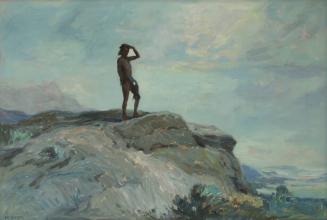 Guardian of The Trail, c. 1930
Carl Oscar Borg (American, [b. Sweden] 1879-1947)
Oil on canva…