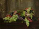 Untitled (Still Life of Grapes), c. 1902
Alberta Binford McCloskey (American, 1855-1911)
Oil …