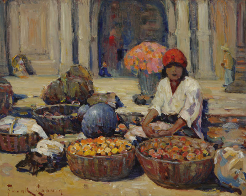 City of Mexico, c. 1918
Frank Coburn (American, 1862-1938)
Oil on board; 22 × 28 in.
1822
G…