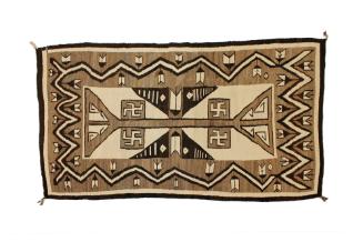 Early Crystal Rug, c. 1910
Navajo culture; Southwestern United States of America
Wool; 52 × 8…