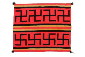Woman’s Wearing Blanket, c. 1890
Navajo culture; Southwestern United States of America
Wool a…