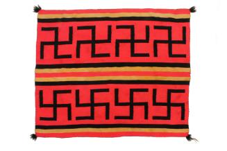 Woman’s Wearing Blanket, c. 1890
Navajo culture; Southwestern United States of America
Wool a…
