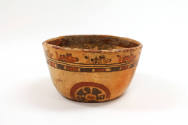 Vessel, 550-900 CE
Maya culture; Honduras
Ceramic and pigment; 5 × 8 3/4 in.
85.26.15
Anony…