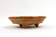 Bowl, 600-900 CE
Maya culture; possibly Campeche, Mexico
Ceramic and pigment; 2 3/4 × 11 in.
…
