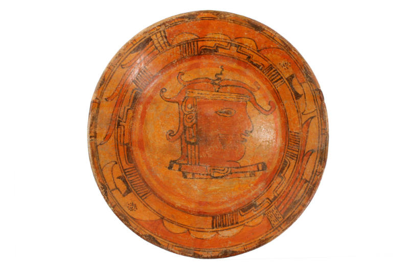 Bowl, 600-900 CE
Maya culture; Campeche, Mexico
Ceramic and pigment; 3 1/2 × 12 3/4 in.
85.2…