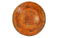 Bowl, 600-900 CE
Maya culture; Campeche, Mexico
Ceramic and pigment; 3 1/2 × 12 3/4 in.
85.2…