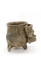 Vessel, 1200-1600 CE
Maya culture; Mayapan, Yucatán, Mexico
Ceramic and pigment; 8 1/4 × 6 1/…