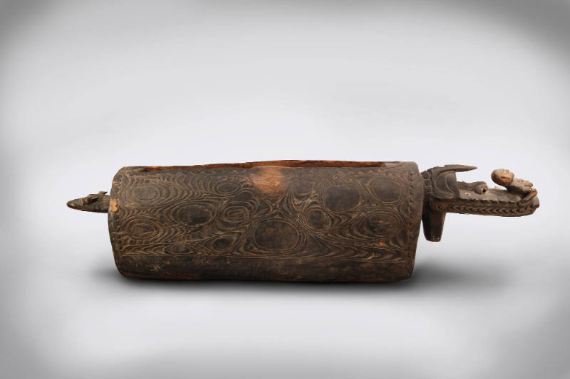 Slit Gong Drum (Garamut), late 18th to 19th Century
Govermas village, Blackwater River, Middle…