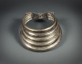Tiered Necklace, 20th Century
Miao culture; Guizhou Province, China
Silver; 9 1/8 × 8 1/2 × 3…