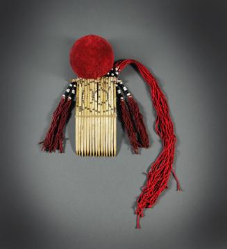 Ornamented Hair Comb, date unknown
Yao culture; Possibly from Yunnan Province, China
Bone, co…