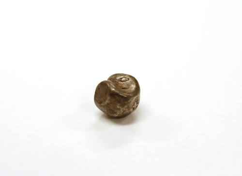 Bullet Currency (Baht), date unknown
Thailand
Silver; 9/16 in.
2019.22.90
Anonymous Gift