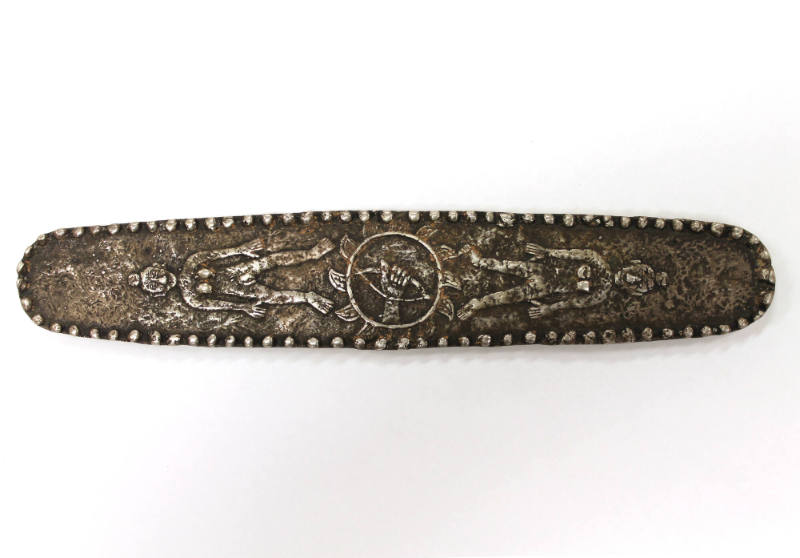 Ingot Currency (Lat), date unknown
Thailand
SIlver; 3/16 × 1 3/4 × 9 3/8 in.
2019.22.91
Ano…