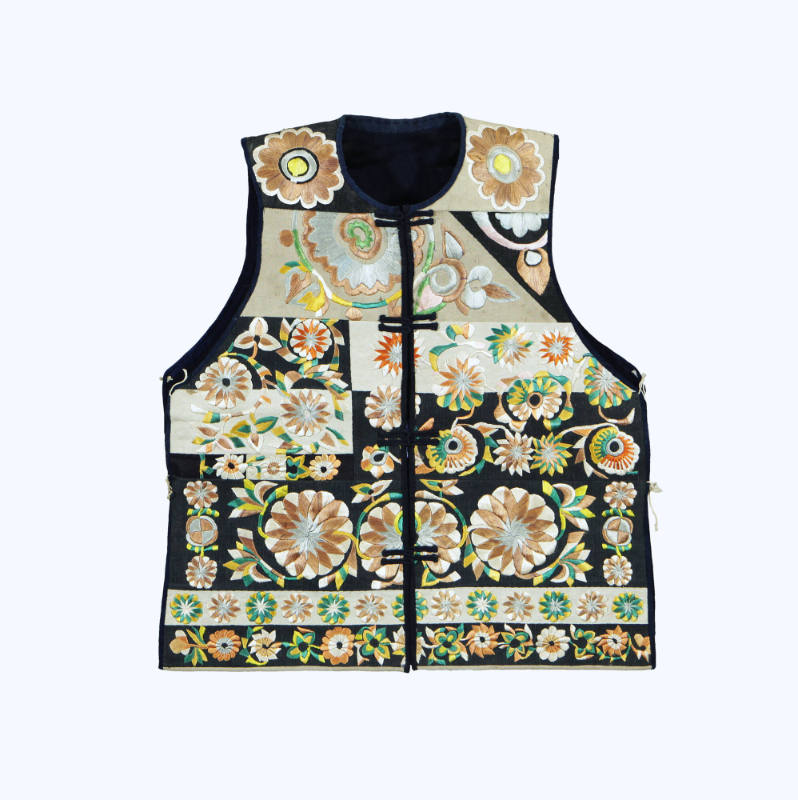 Embroidered Vest, c. 1960
Miao culture; Bakai Village, Rongjiang County, Guizhou Province, Chi…