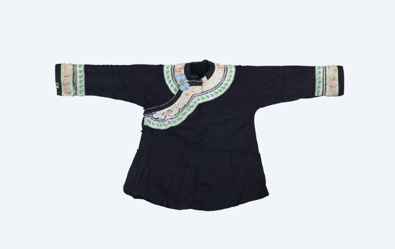 Embroidered Jacket, mid to late 20th Century
Miao culture; Guizhou Province, China
Cotton, si…