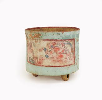 Funerary Vessel with Rattle Legs, 300-950 CE
Maya culture; El Peten, Guatemala
Ceramic and pi…