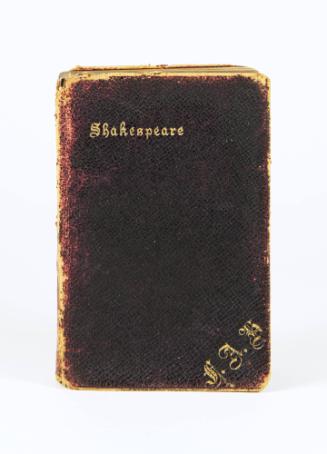 The Oxford Miniature Shakespeare, Volume I, early 20th Century
William Shakespeare (English, 1…