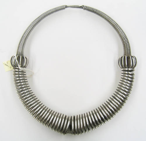 Necklace with Large Coils and Globe Design, 20th Century
Miao culture; Southeast Guizhou Provi…