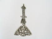 Clothing Ornament, 20th Century
Miao culture; Guizhou Province, China
Silver; 6 3/8 × 3 5/8 ×…