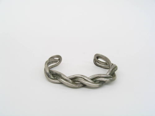 Braided Silver Bracelet, 20th Century
Miao culture; Guizhou Province, China
Silver; 1/2 × 2 ×…