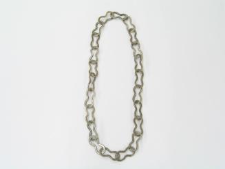 Linked Chain Necklace, 20th Century
Miao culture; Guizhou Province, China
Silver; 21 1/4 × 4 …