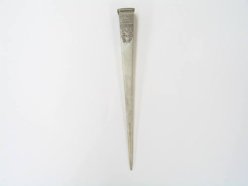 Hair Pin for Storing Amulets, 20th Century
Hmong culture; China, Thailand, Myanmar or Laos
Si…