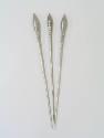 Hair Pin with Etched Flower Bud, 20th Century
Miao culture; Guizhou Province, China
Silver; 1…