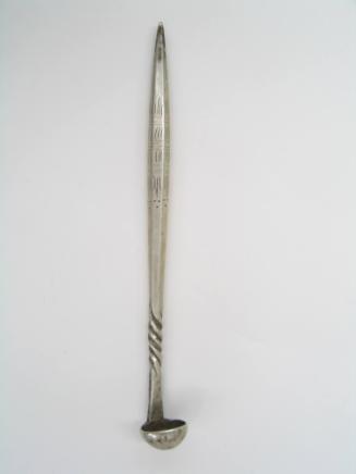 Ladle Shaped Hair Pin, 20th Century
Dong culture; Guizhou Province, China
Silver; 7 7/8 × 7/8…