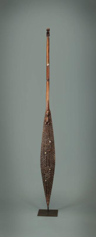 Carved Paddle (Hoe), c. 1890
Anaha Te Rahui (Māori, 1821-1913)
Maōri culture; New Zealand, Po…