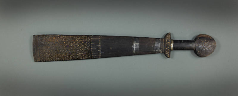 Sword Shaped Club, mid 19th - early 20th Century
Massim culture; Milne Bay Province, Papua New…