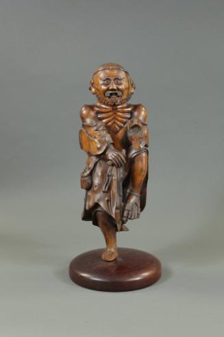 Sculpture of Li Tieguai, mid 19th to early 20th Century
China
Wood; 18 1/2 × 6 × 8 1/2 in.
2…