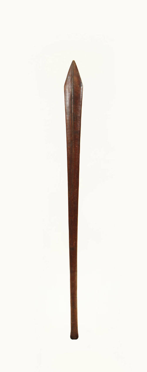 Club, mid 19th to early 20th Century
Solomon Islands, Melanesia
Wood; 41 1/2 × 3 × 1/2 in.
2…