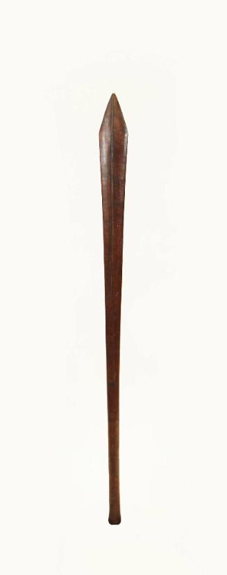 Club, mid 19th to early 20th Century
Solomon Islands, Melanesia
Wood; 41 1/2 × 3 × 1/2 in.
2…