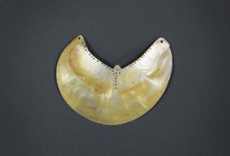 Shell Pendant (Kina), mid 19th to early 20th Century
Papua New Guinea, Melanesia
Pearl shell;…