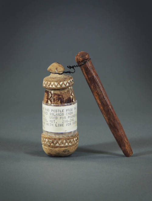 Lime Container with Attached Spatula, mid 19th to early 20th Century
Trobriand Islands, Milne …