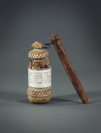 Lime Container with Attached Spatula, mid 19th to early 20th Century
Trobriand Islands, Milne …