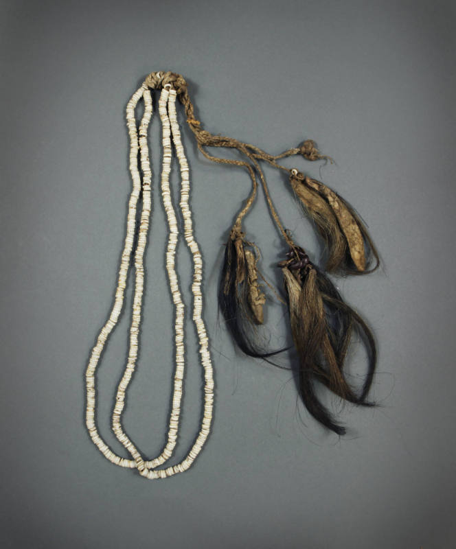 Shell Necklace with Pig Tails, mid 19th to early 20th Century
Papua New Guinea, Melanesia
She…