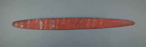 Tjuringa, mid 19th to early 20th Century
Aranda culture; Australia
Wood and pigment; 31 × 3 ×…