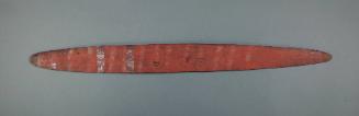 Tjuringa, mid 19th to early 20th Century
Aranda culture; Australia
Wood and pigment; 31 × 3 ×…