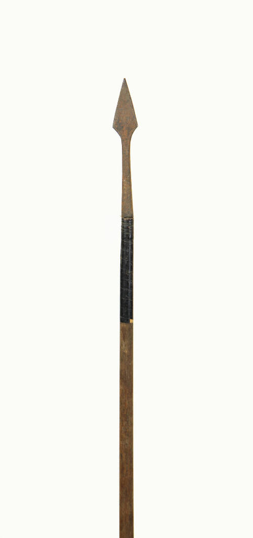 Arrow with Broken Head, mid 19th to early 20th Century
Oceania
Wood, metal and fiber; 41 1/4 …