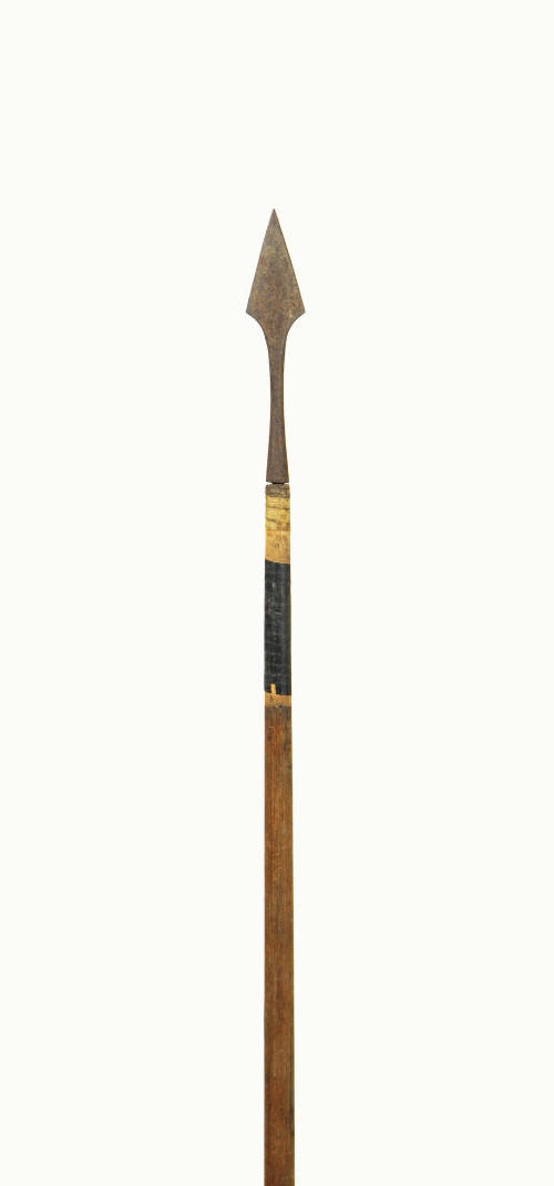 Arrow with Metal Head, mid 19th to early 20th Century
Oceania
Wood, metal and fiber; 63 3/4 ×…