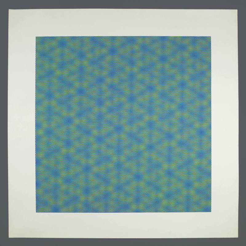 N-BRG, 1969
Josef Levi (American, b. 1938); United States
Paper and ink; 18 5/16 × 18 5/16 in…