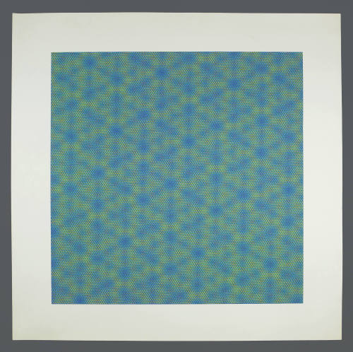 N-BRG, 1969
Josef Levi (American, b. 1938); United States
Paper and ink; 18 5/16 × 18 5/16 in…