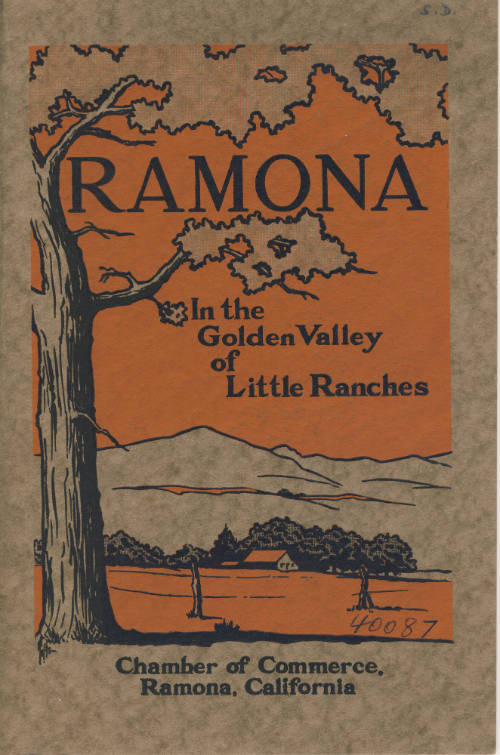 Brochure for the Town of Ramona