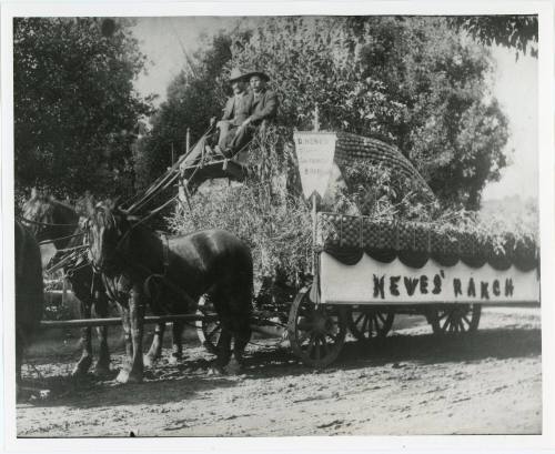 Parade of Products Hewes Ranch Float, 1904
R. V. Corbett; Santa Ana, Orange County, California…